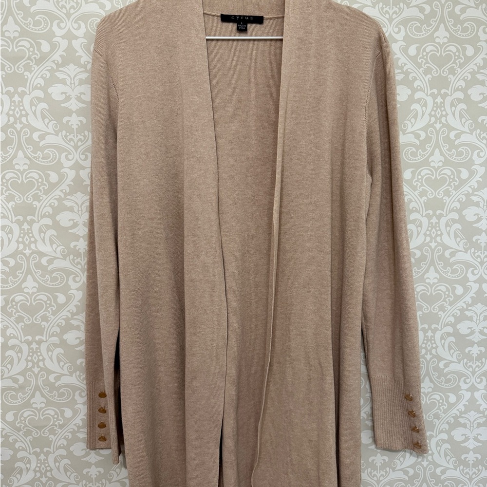 Cyrus Women's Beige Cardigan